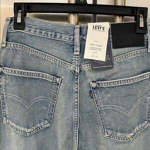 Levi's Light Blue Full Flare Jeans